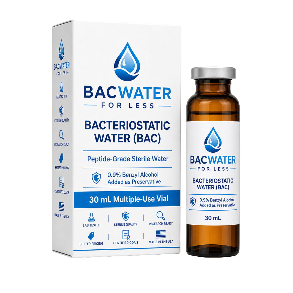 Bac Water For Less 30 mL Bacteriostatic Water for Peptide Reconstitution