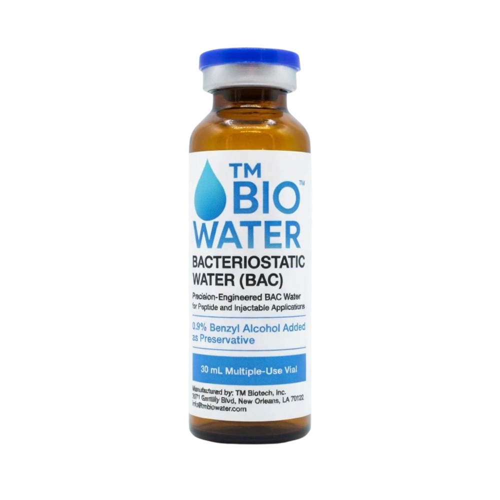 TM BioWater 30 mL Bacteriostatic Water Glass Vial